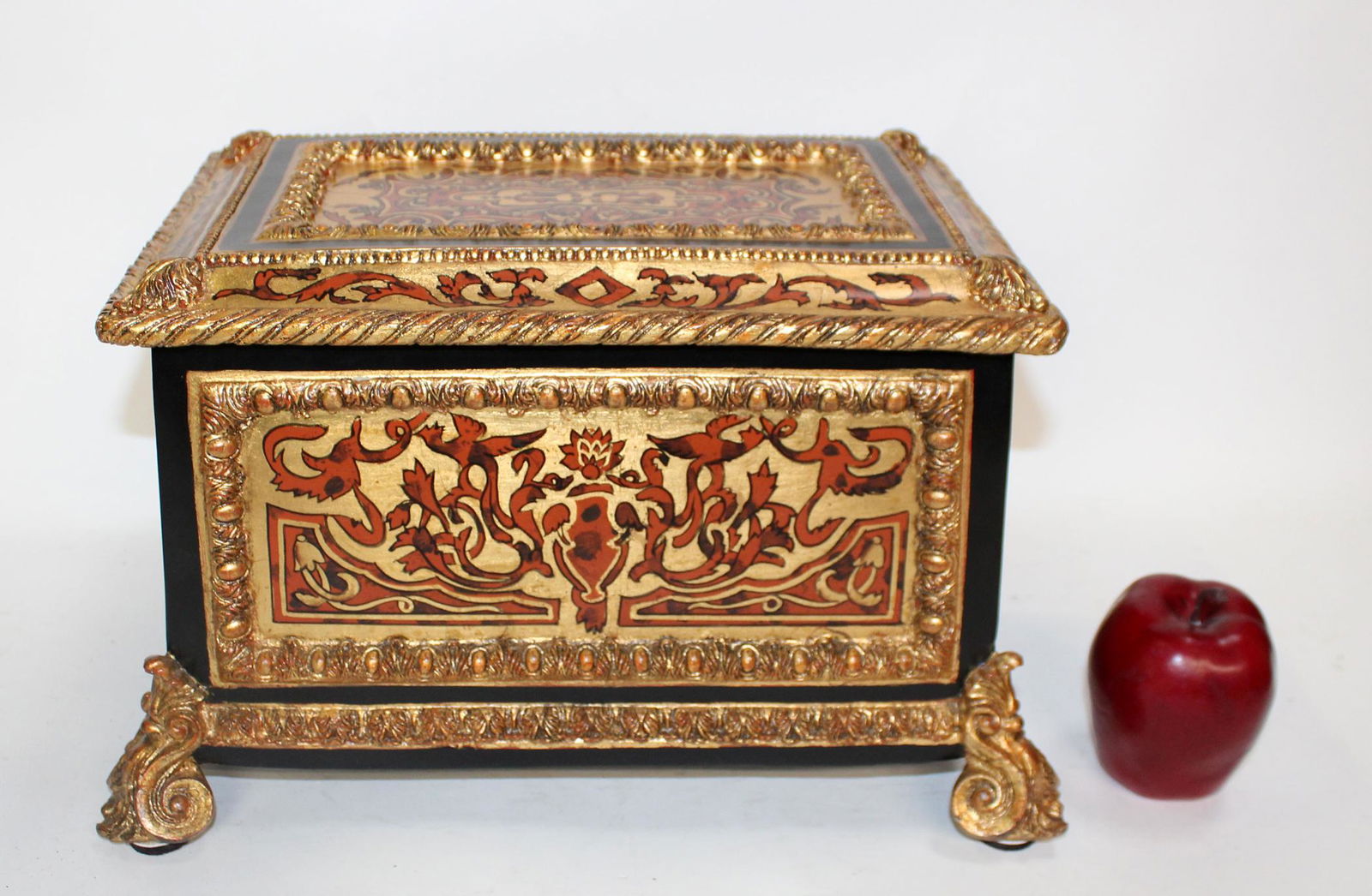 Boulle style painted box (1 of 8)