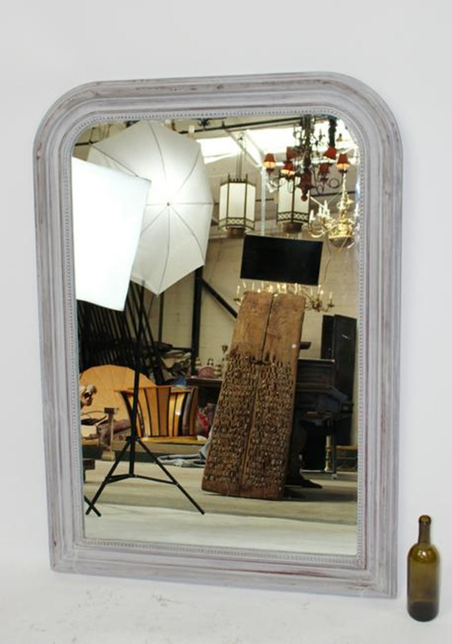 French Louis Philippe style painted mirror (1 of 4)