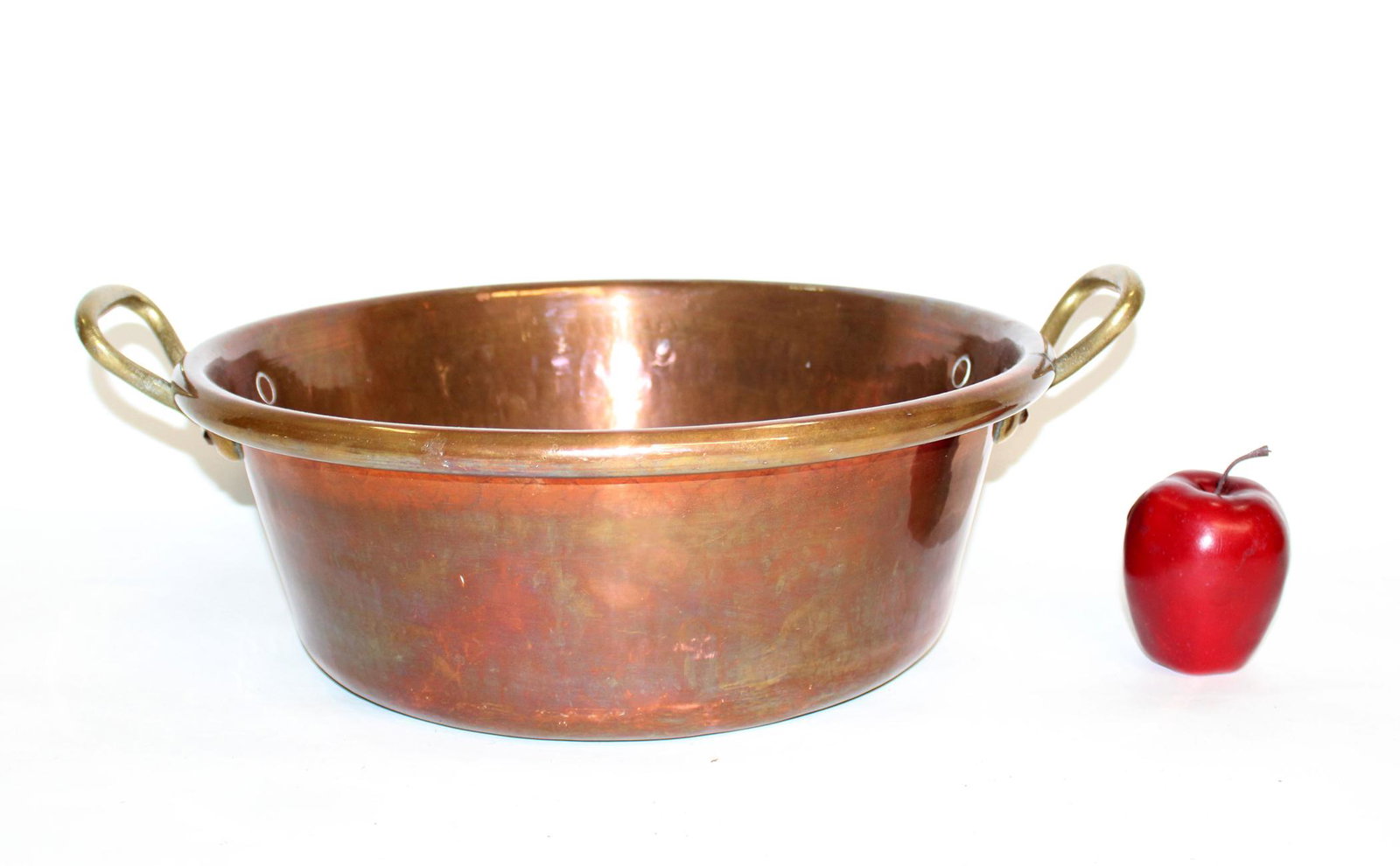 French copper pot with iron handles (1 of 7)