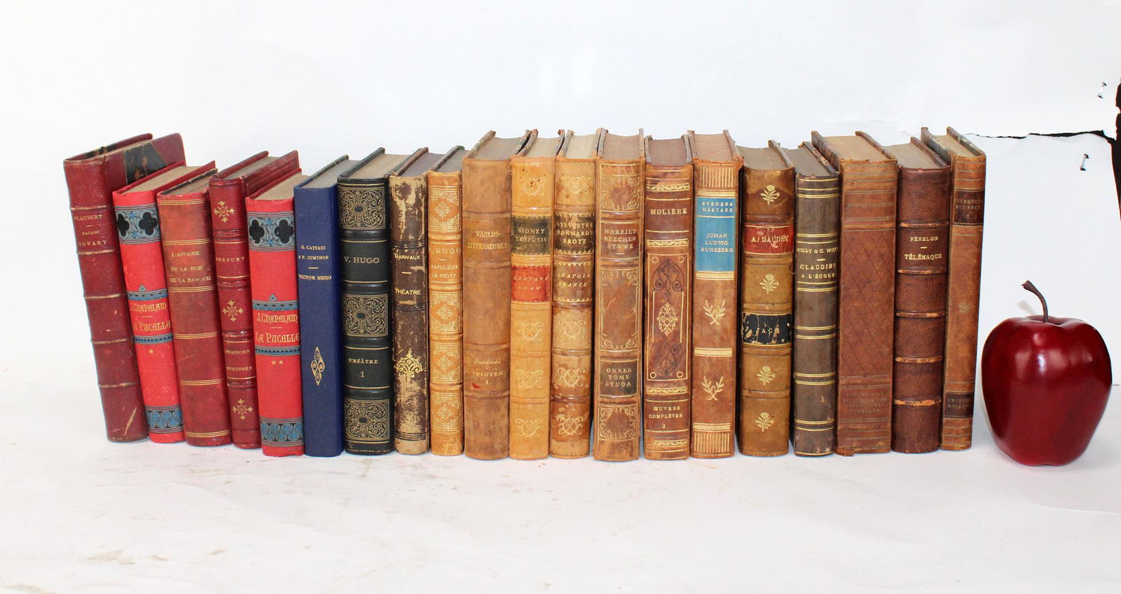 Lot of Antique leather bound books (1 of 5)