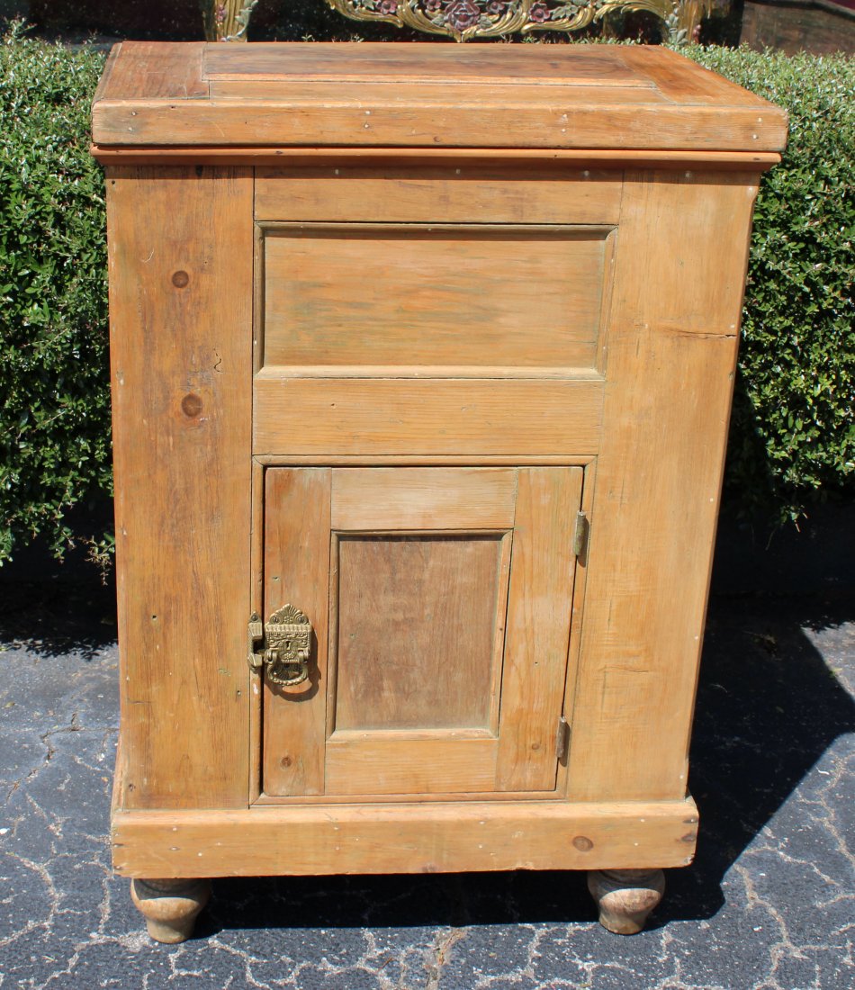 American primitive pine icebox (1 of 9)