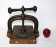 French cast iron book press