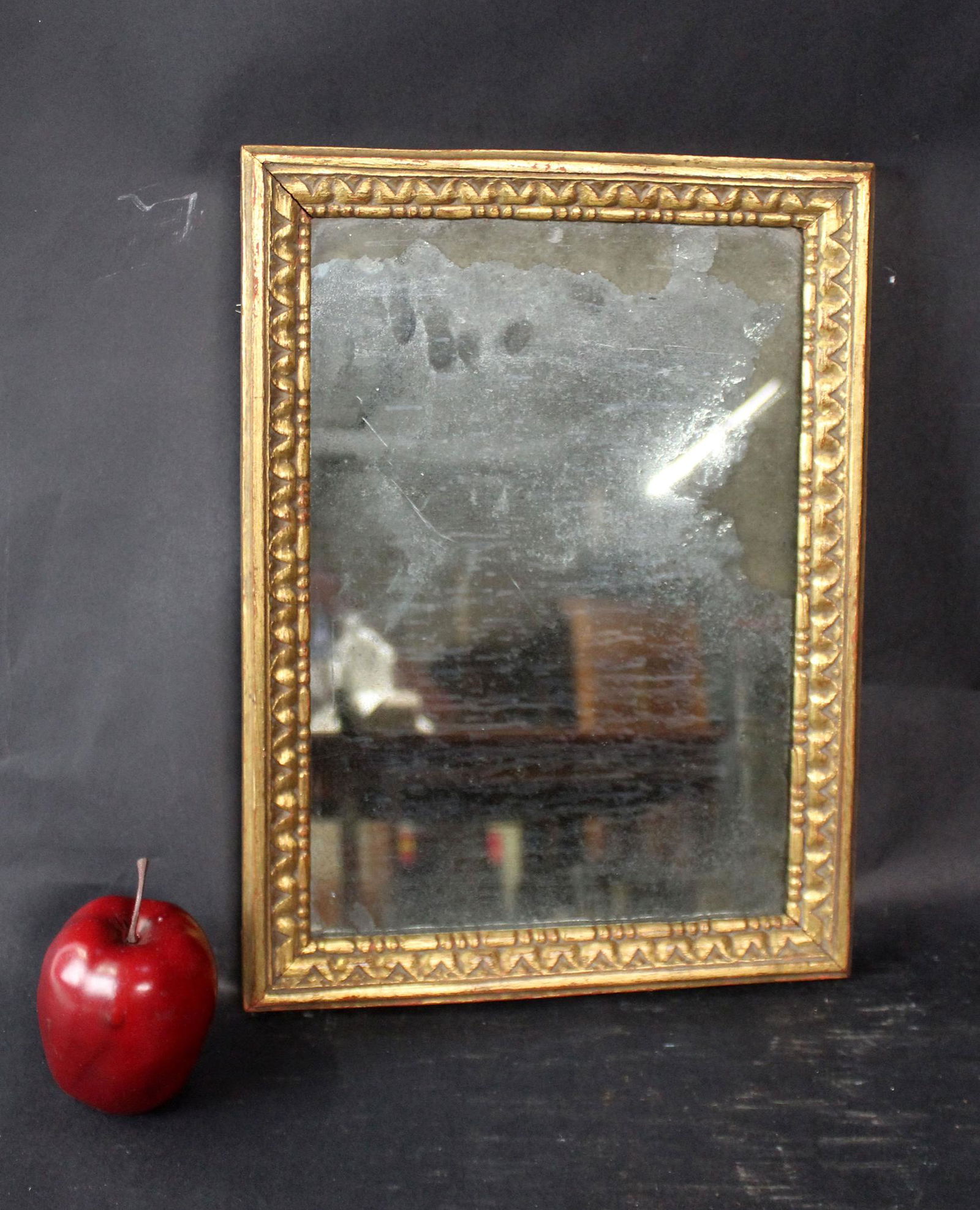 French carved gilt framed mirror (1 of 6)