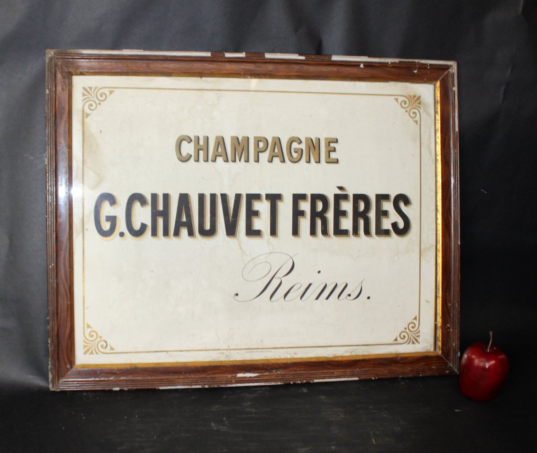 French champagne advertising poster (1 of 9)