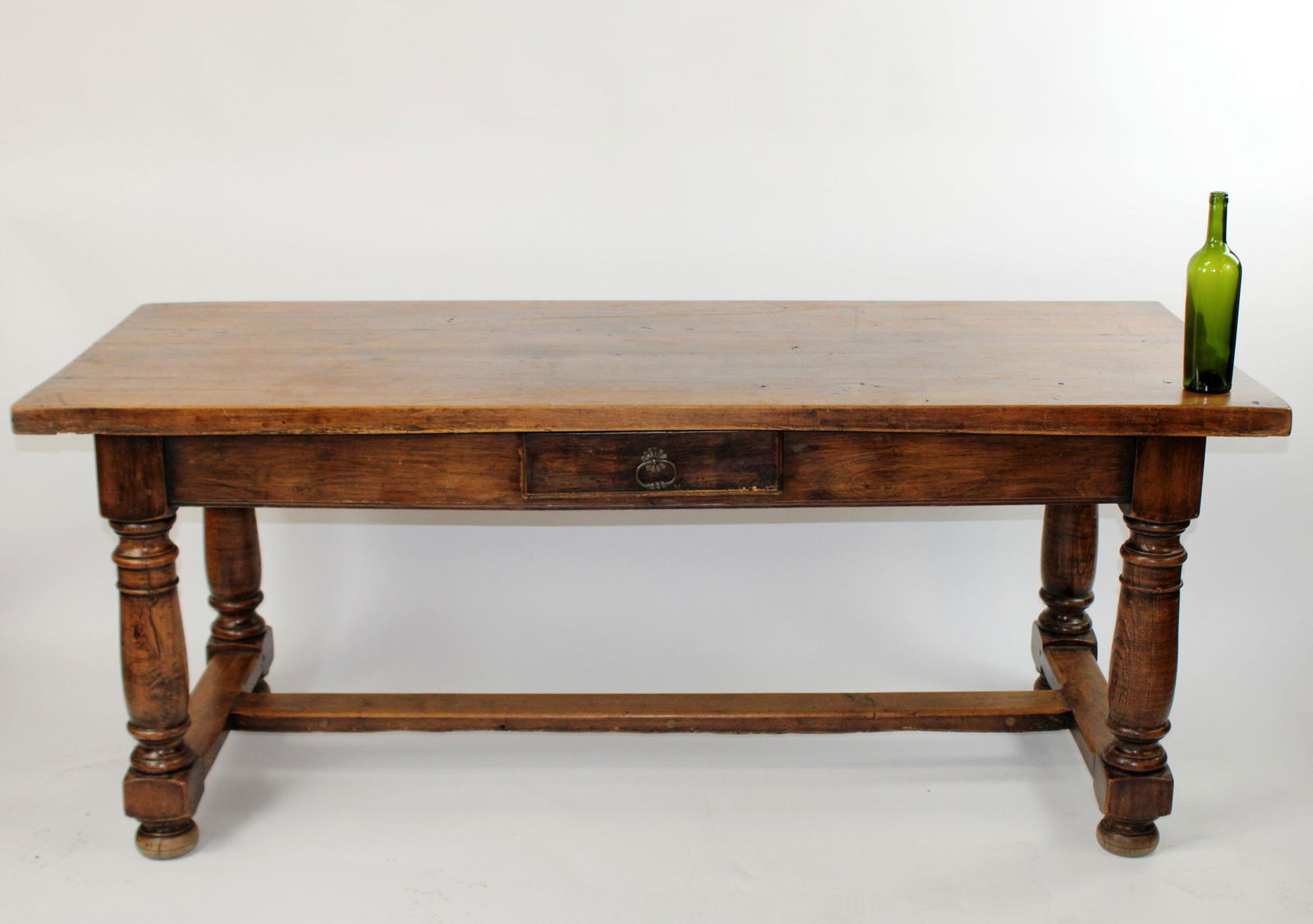 French bakery table in chesnut (1 of 9)