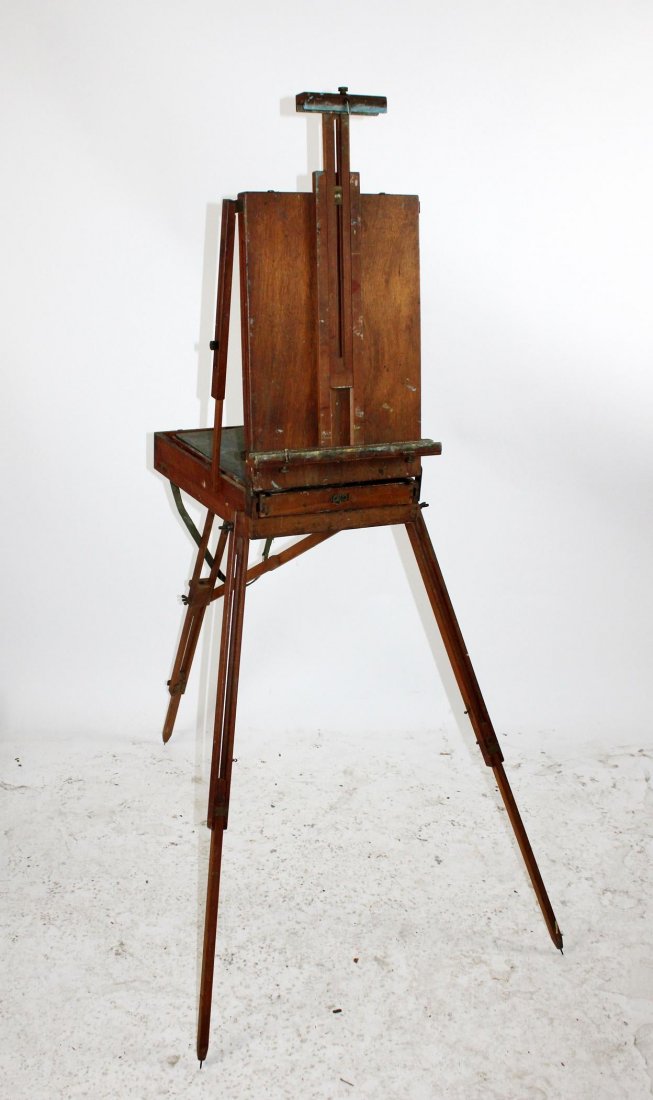 French LeFranc traveling artist easel (1 of 14)