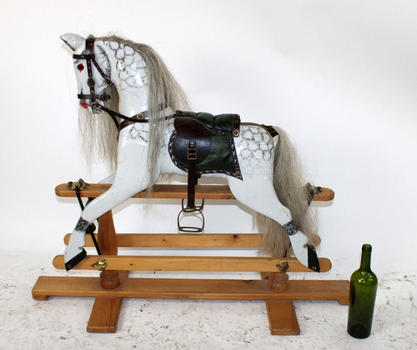 Vintage American painted rocking horse (1 of 11)