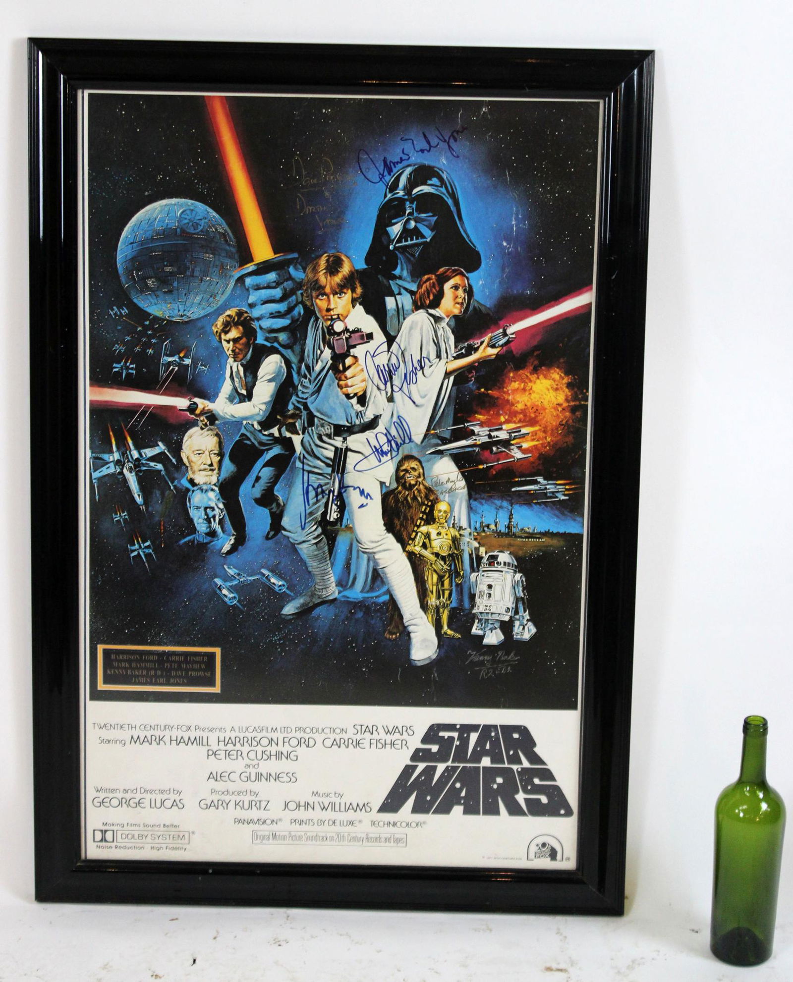 Autographed Star Wars poster (1 of 5)