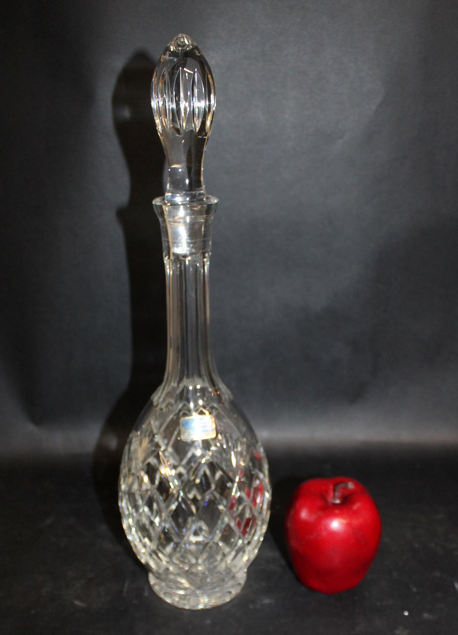German Lausitzer hand cut lead crystal decanter (1 of 5)