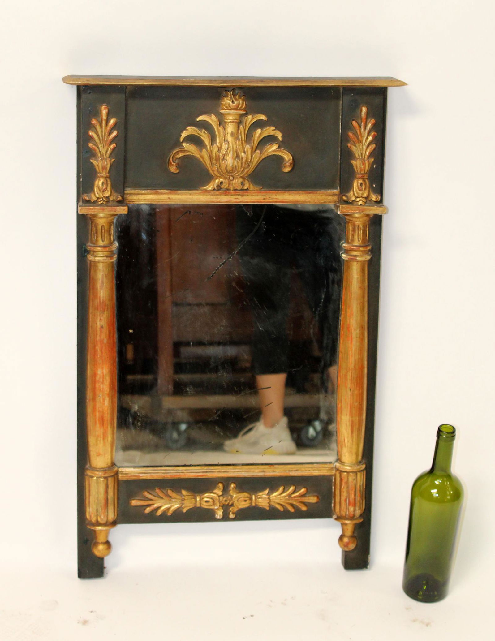 French Empire gold leaf mirror (1 of 5)