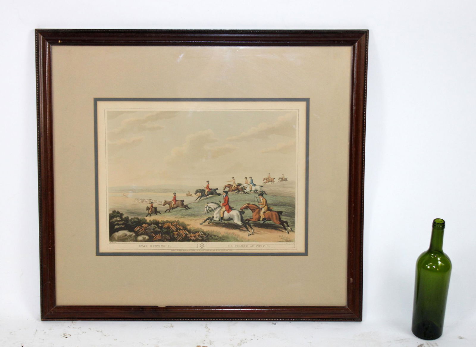 La Chasse au Cerf framed etching (1 of 4)