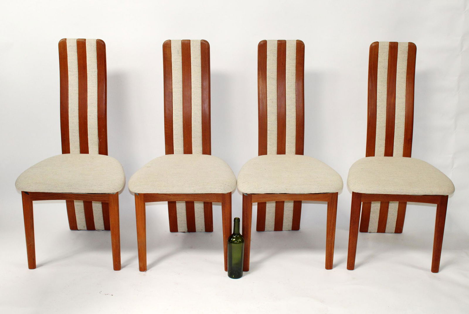 4 Mid century Danish modern high back chairs (1 of 7)
