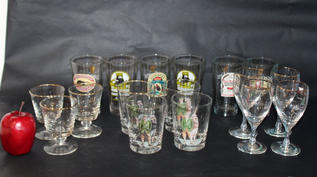 Assembled lot of barware and glassware (1 of 6)