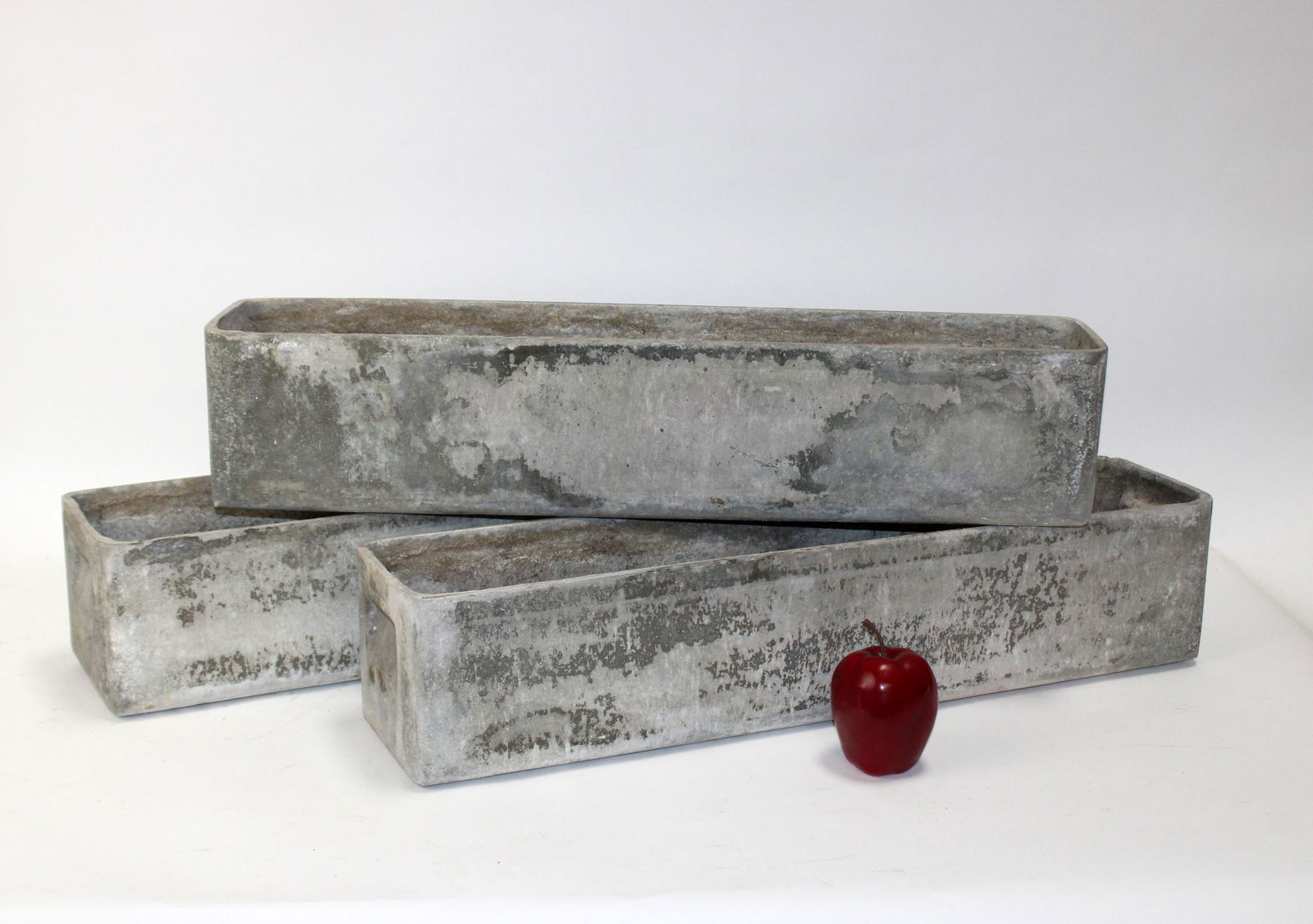 Lot of 3 French garden planter boxes (1 of 6)