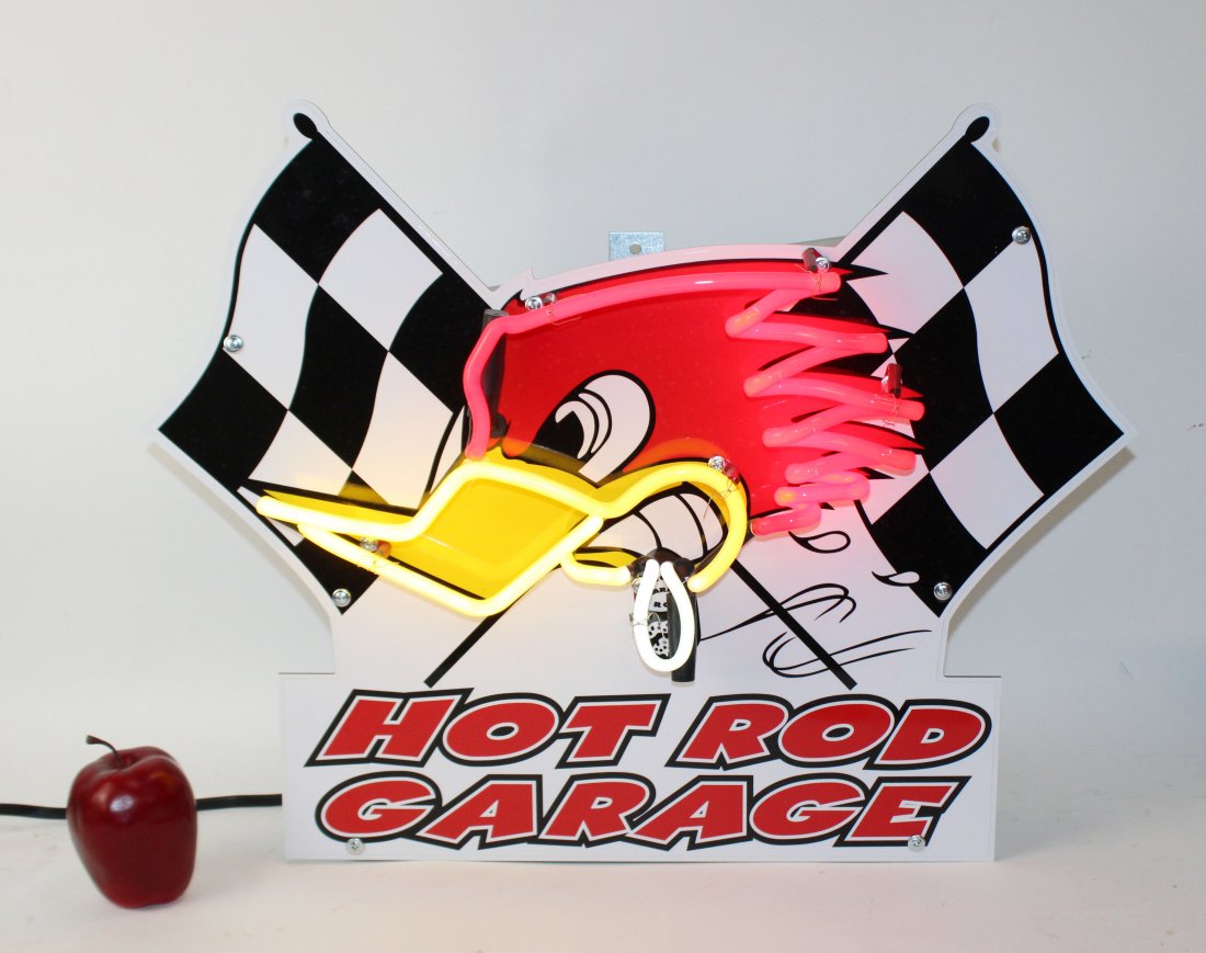 "Hot Rod Garage" neon sign (1 of 6)