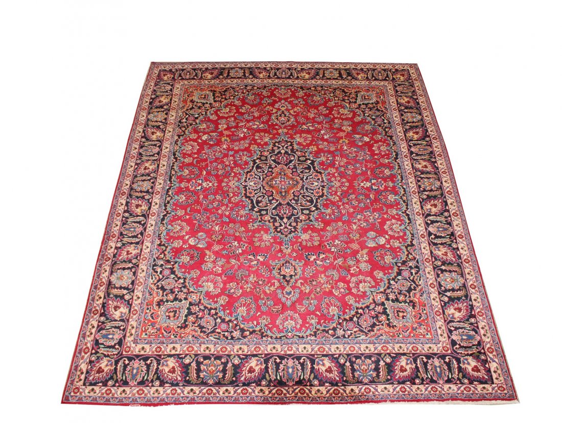 9'3" x 12'8" Persian Mashad rug (1 of 6)