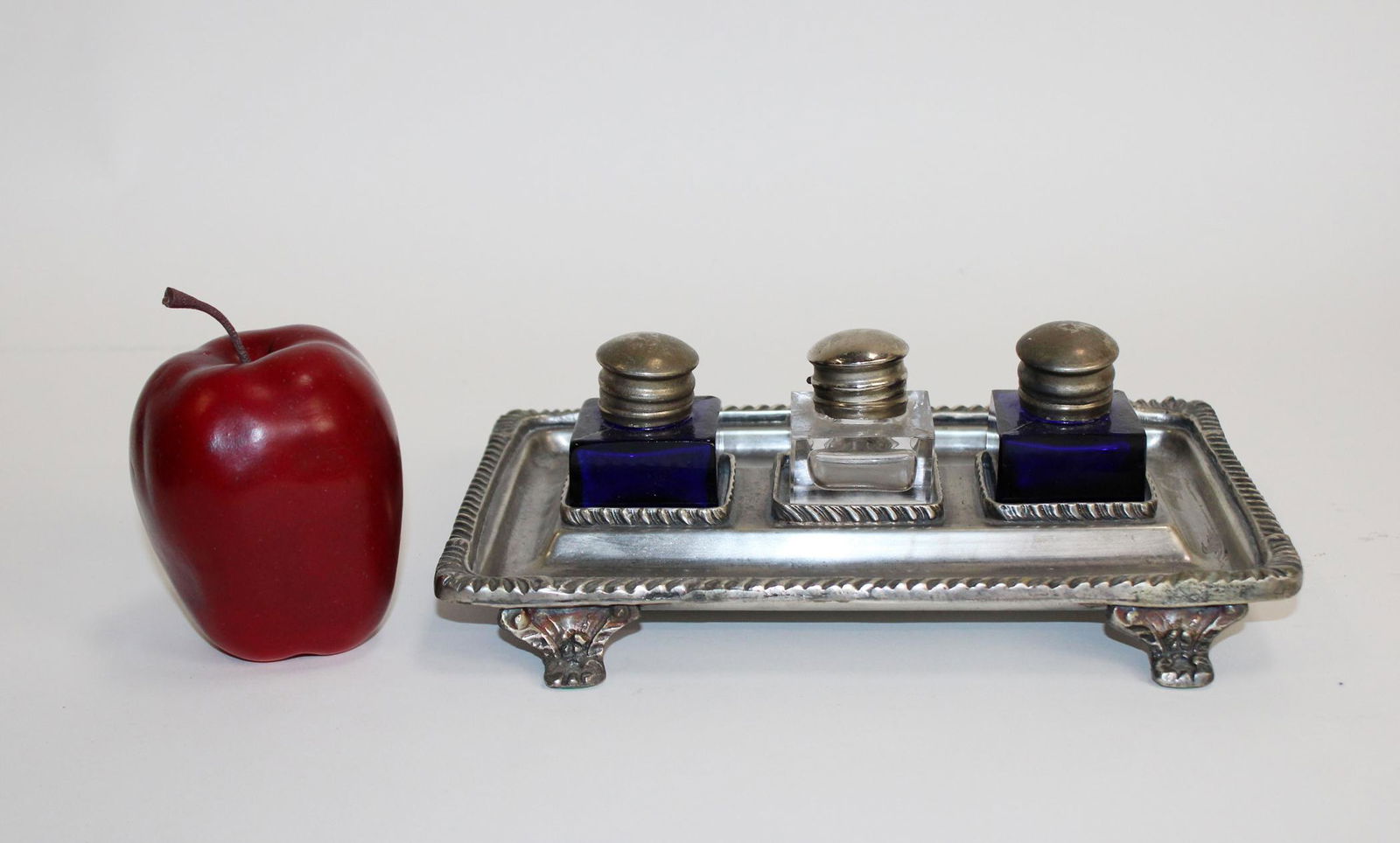 Victorian Sheffield Collection inkwell (1 of 6)