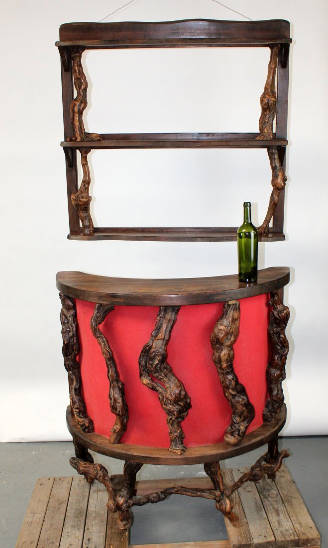 French burled grape vine curved front bar (1 of 12)