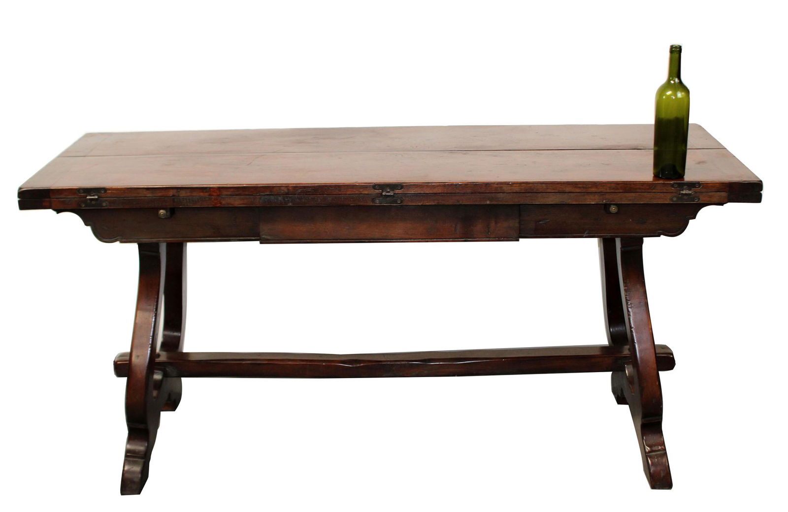 Spanish flip top trestle table (1 of 13)