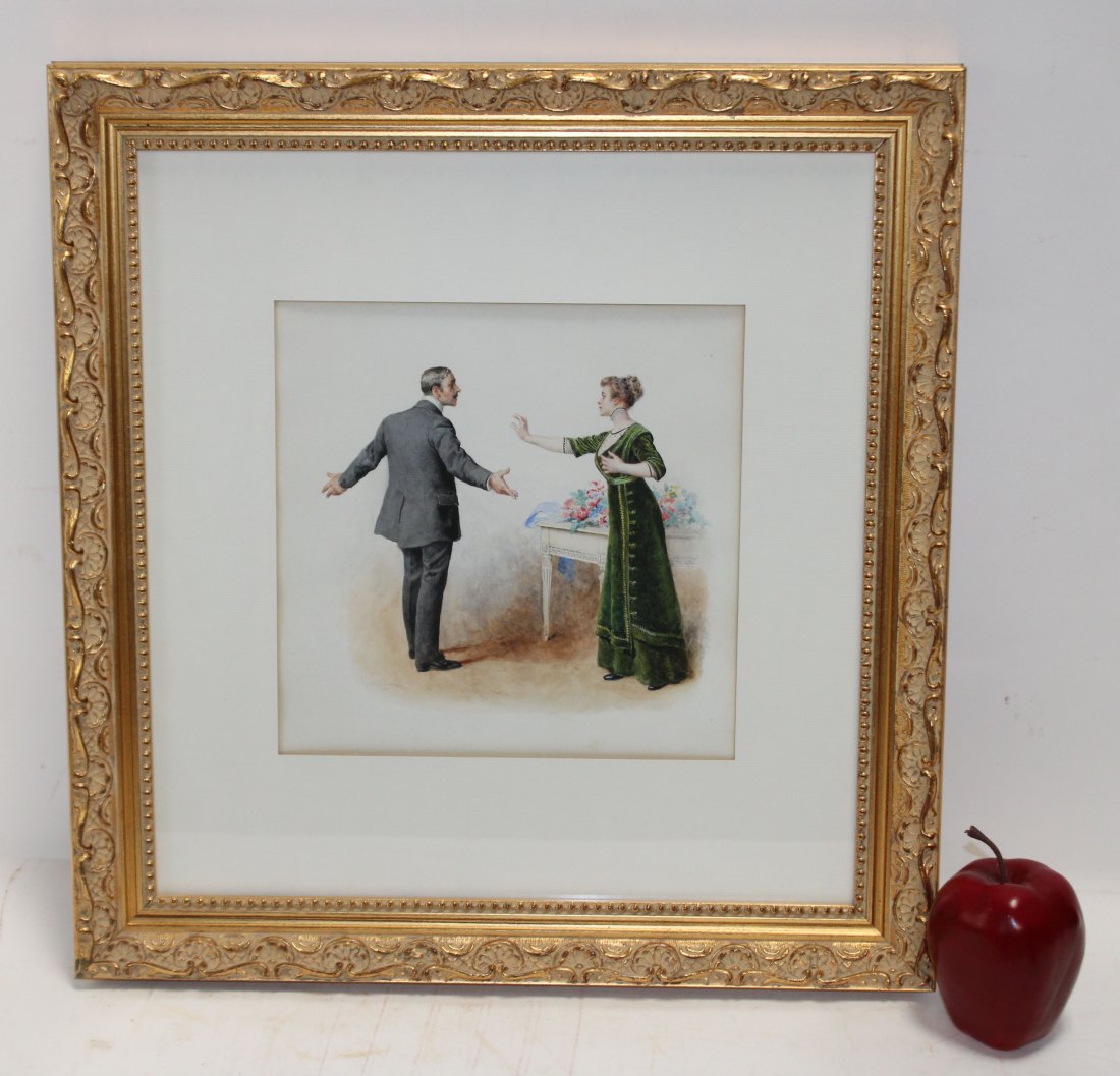 Maurice Leloir watercolor painting (1 of 7)