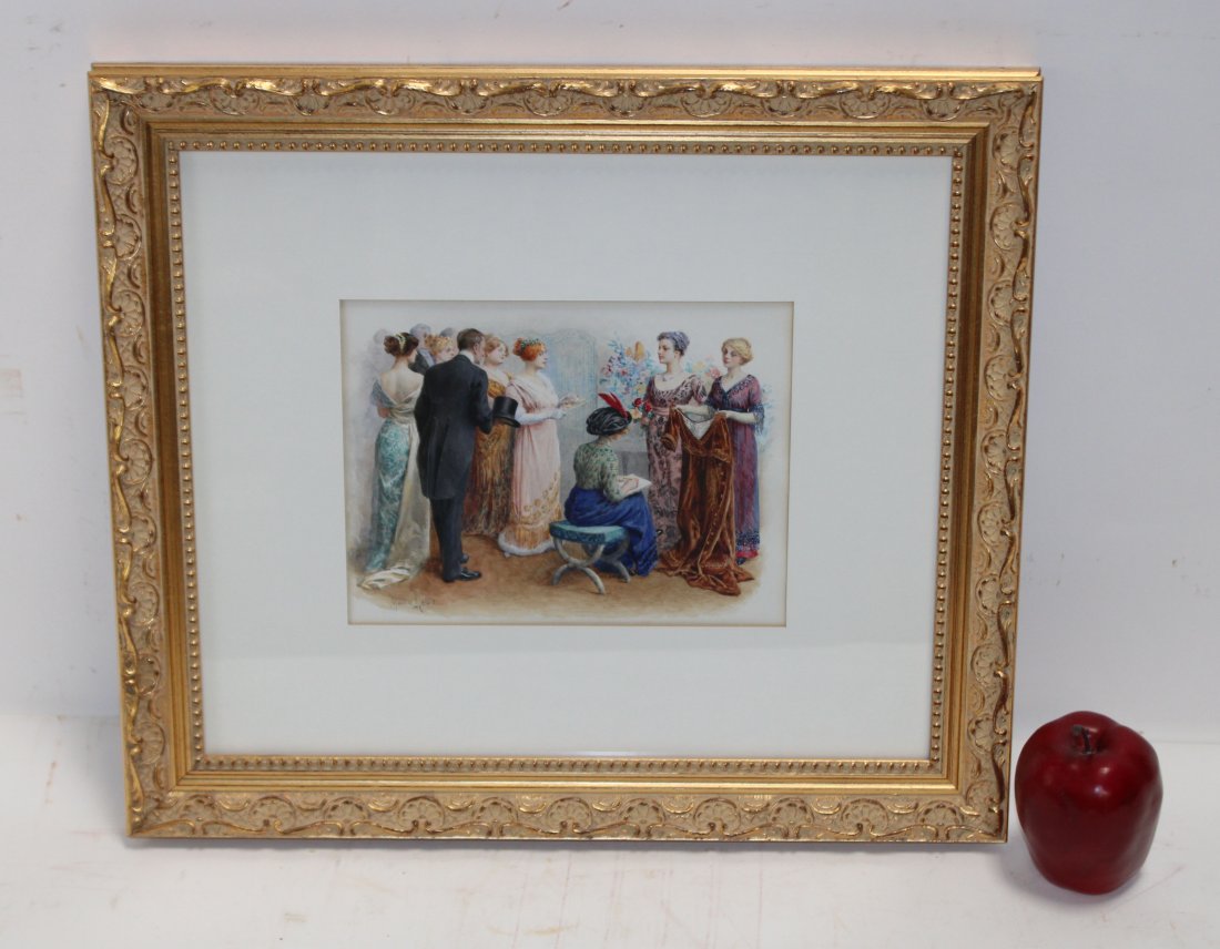 Maurice Leloir watercolor painting (1 of 7)