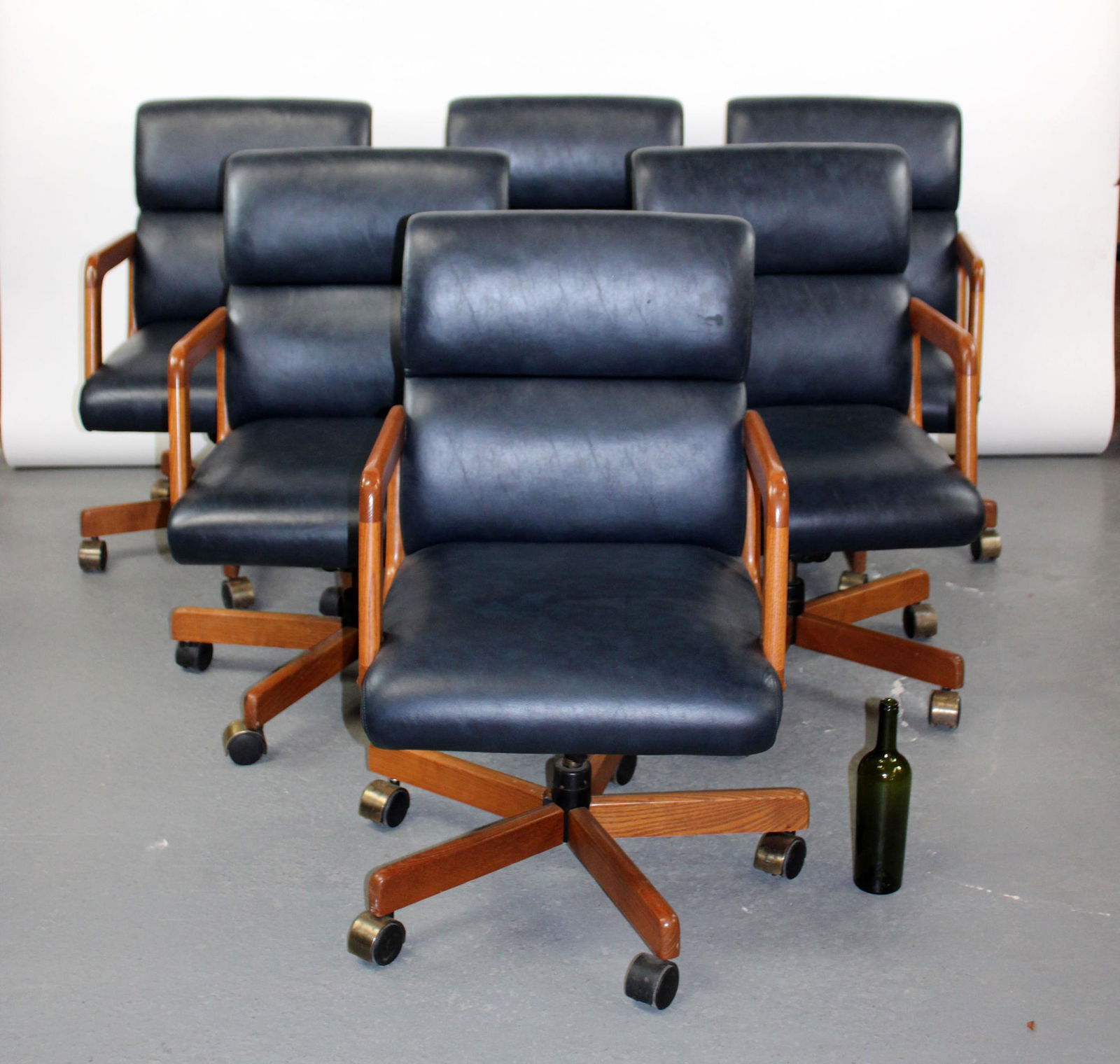 Set of 6 Paoli Inc conference chairs (1 of 7)