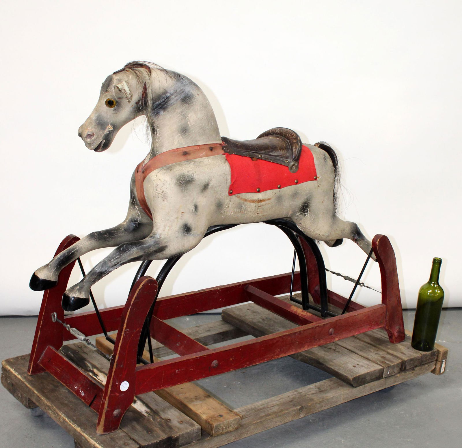 Antique English glider horse (1 of 10)