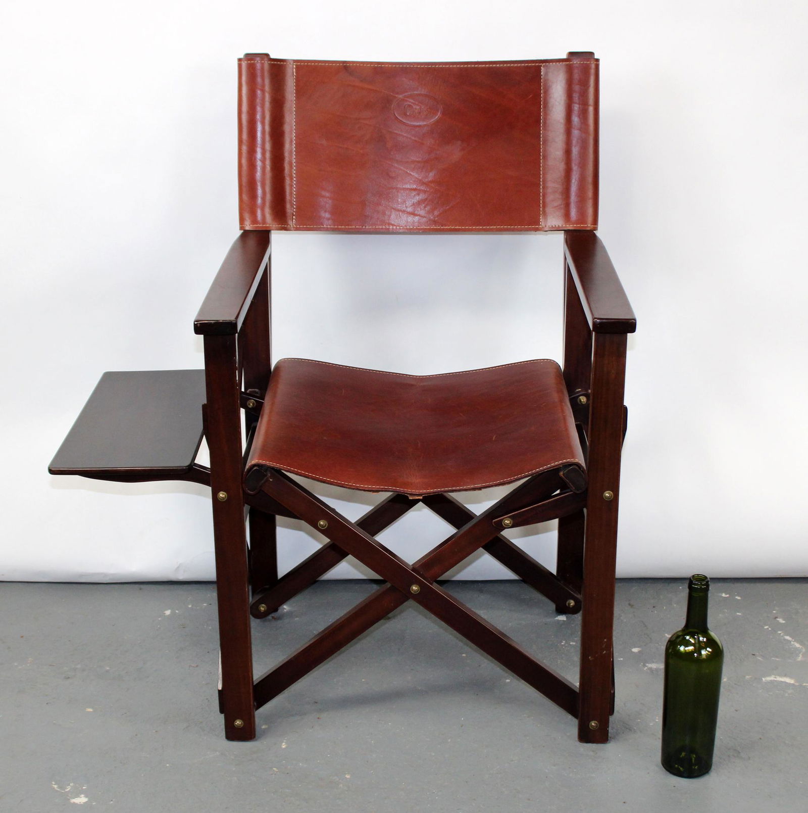 Orvis leather folding campaign chair (1 of 8)