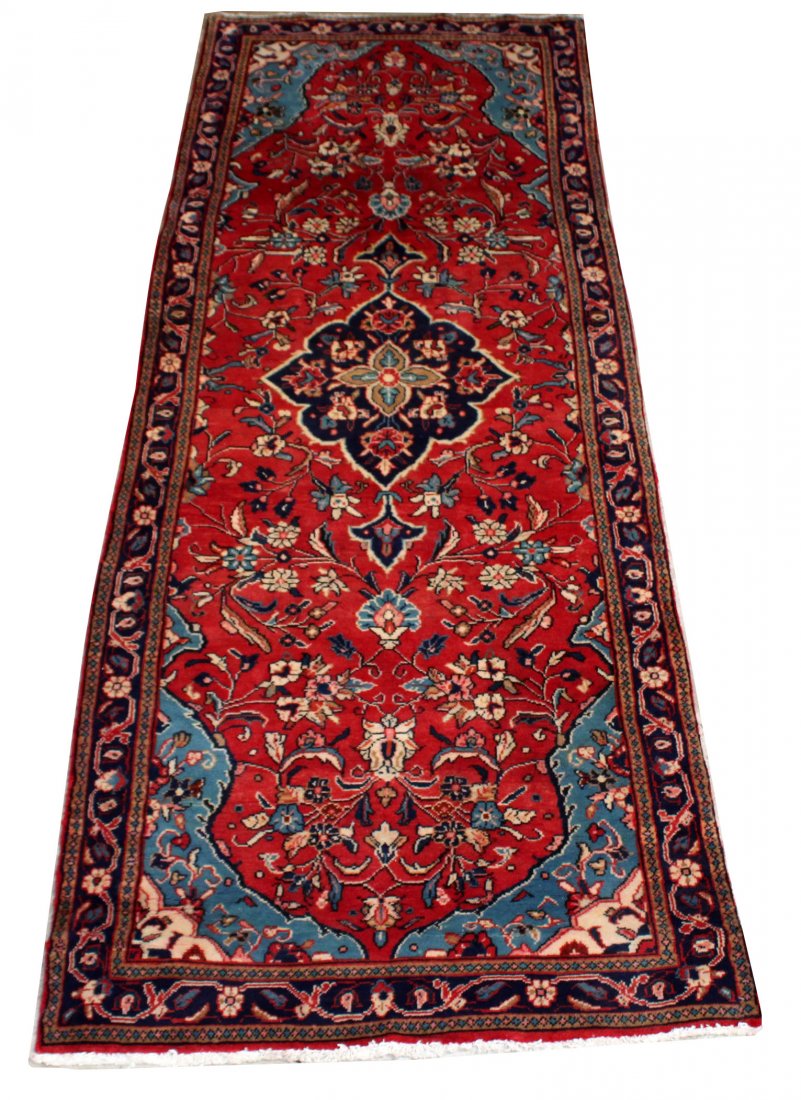 Persian wool 10'5" x 3'4" Runner (1 of 9)