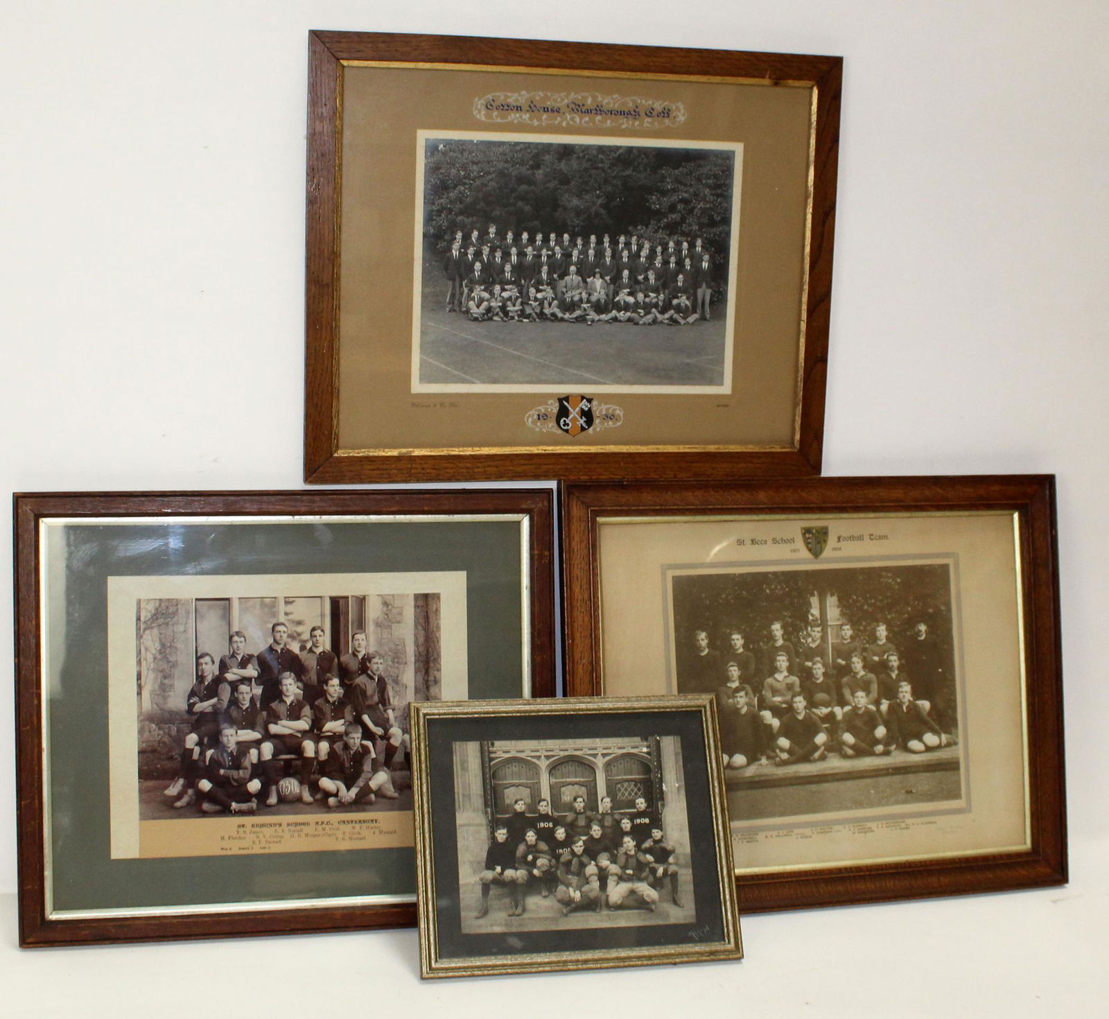 Lot of 4 antique sports team photographs (1 of 15)