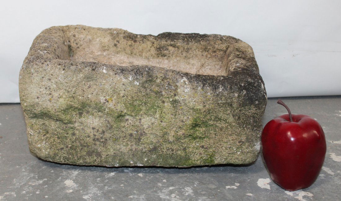 Antique English stone garden planter (1 of 8)