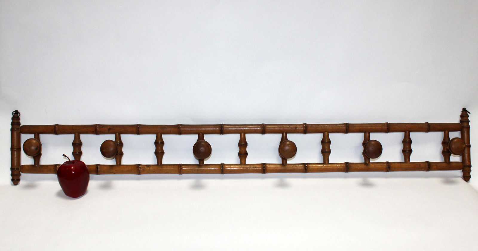 English faux bamboo coat rack (1 of 8)