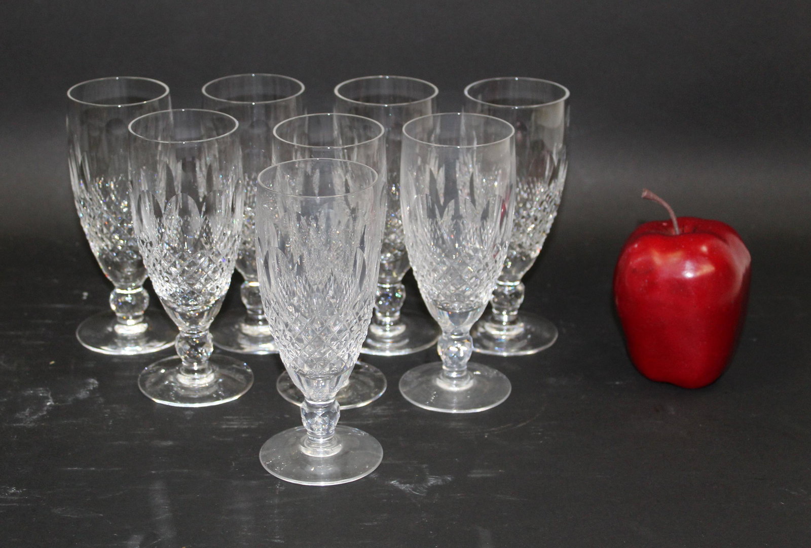 Set of 8 Waterford Colleen short stem champagne flutes (1 of 6)