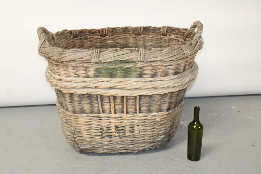 French wicker grape harvest basket (1 of 6)