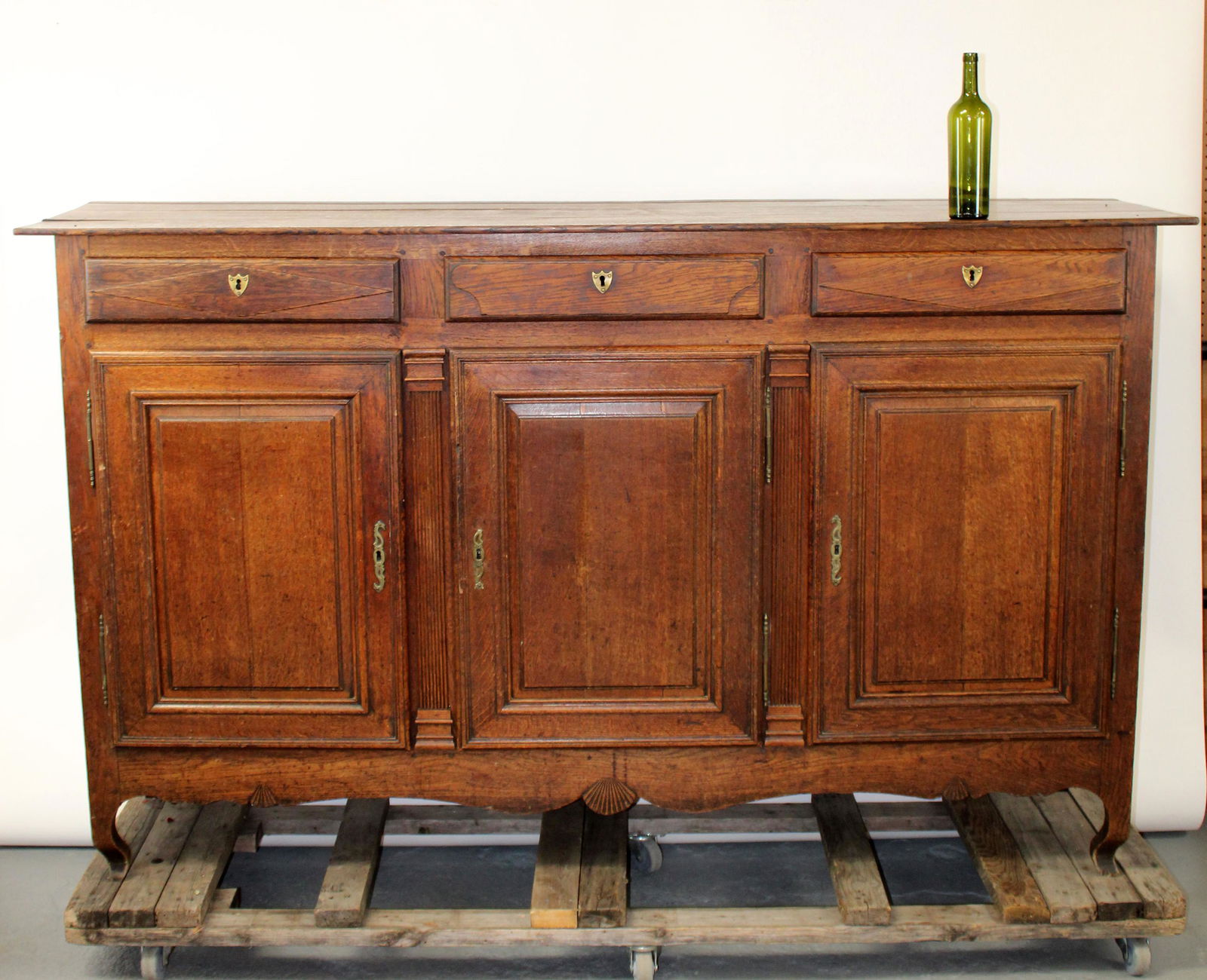 French Provincial oak sideboard (1 of 13)