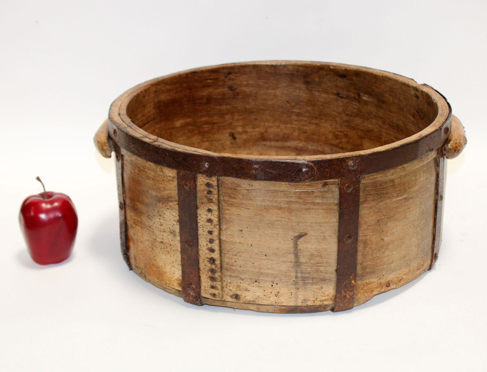 French wood & iron grain bucket (1 of 8)