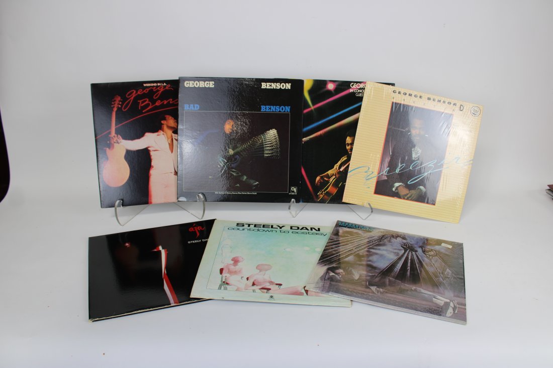 Lot of 7 vintage albums George Benson and Steely Dan (1 of 4)