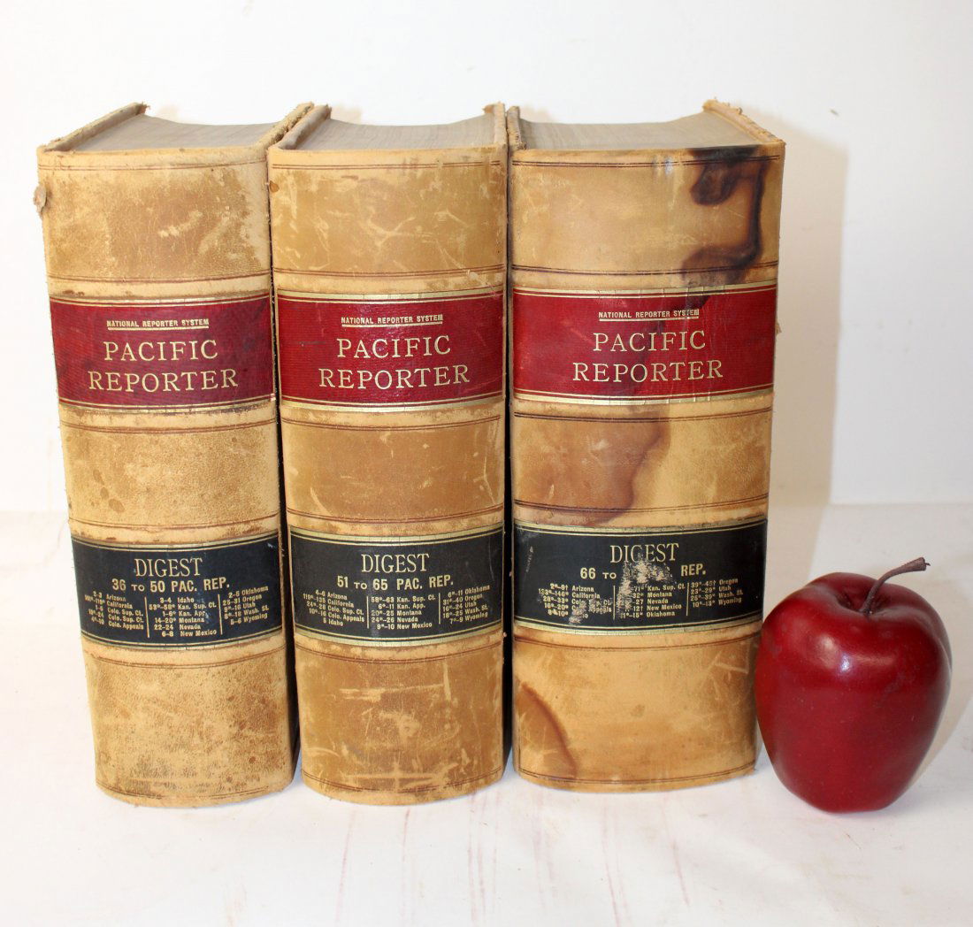 Lot of 3 leather bound books (1 of 9)