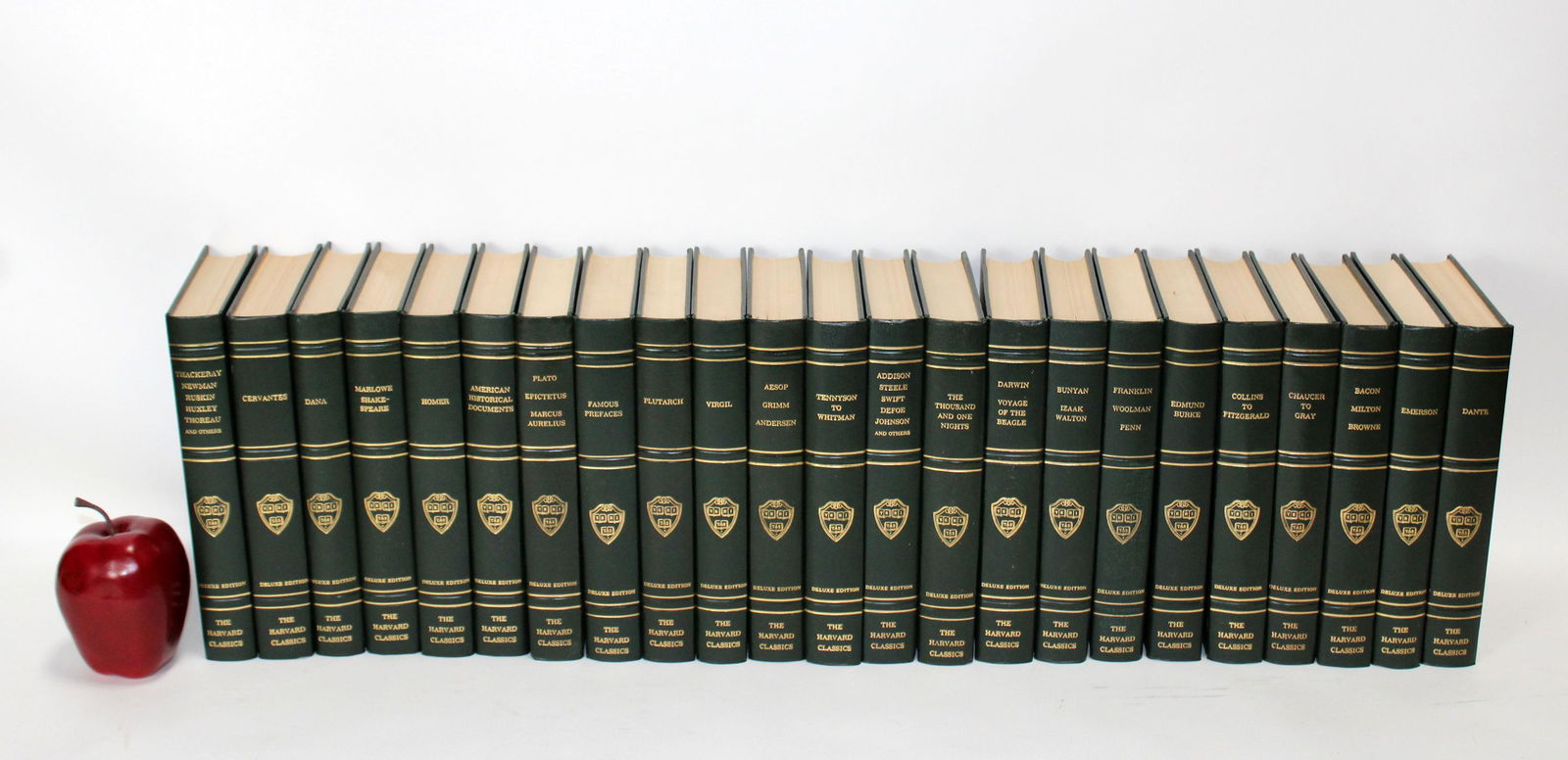 Lot of 23 Harvard Classics Deluxe leather bound books (1 of 10)