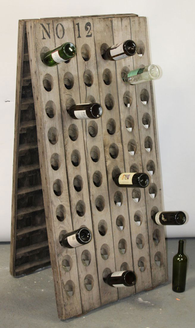 French A-frame champagne riddling rack (1 of 9)