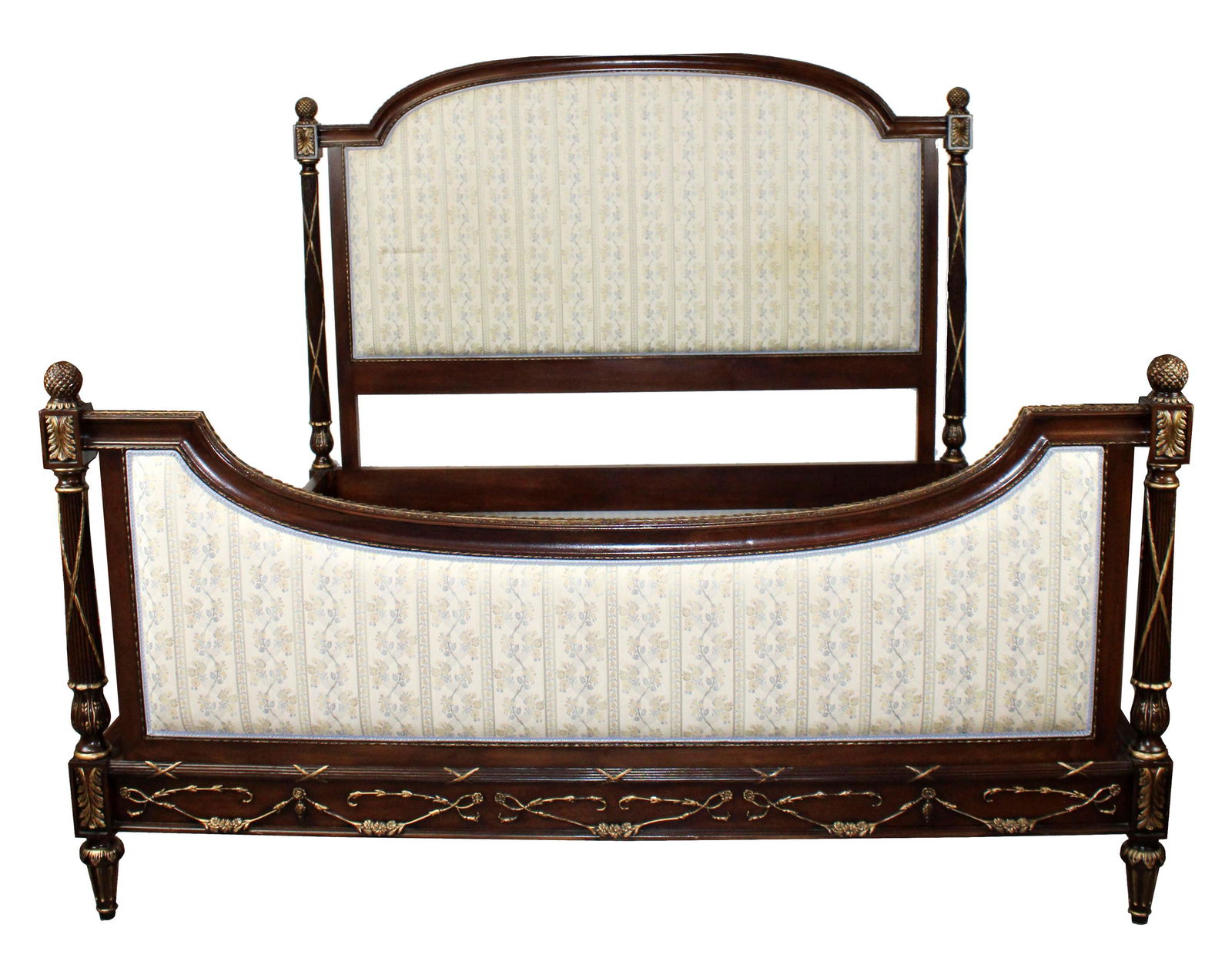 Baker carved mahogany king size bed (1 of 10)