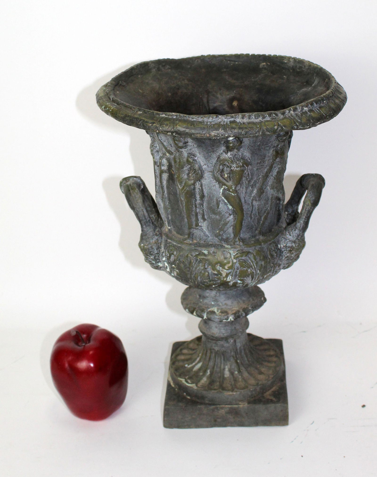 Classical style bronze footed urn (1 of 6)
