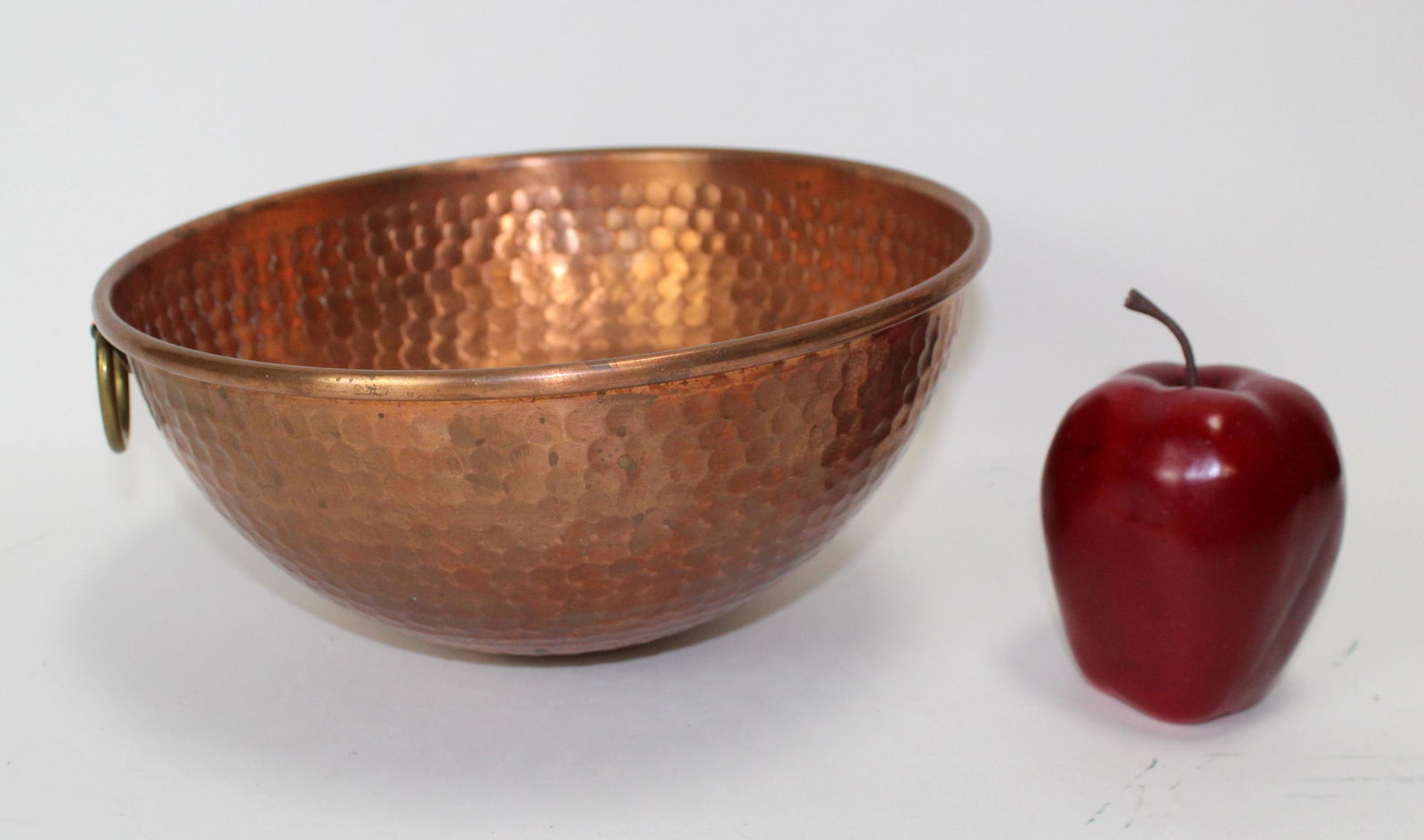 Vintage hammered copper candy vat bowl (1 of 6)