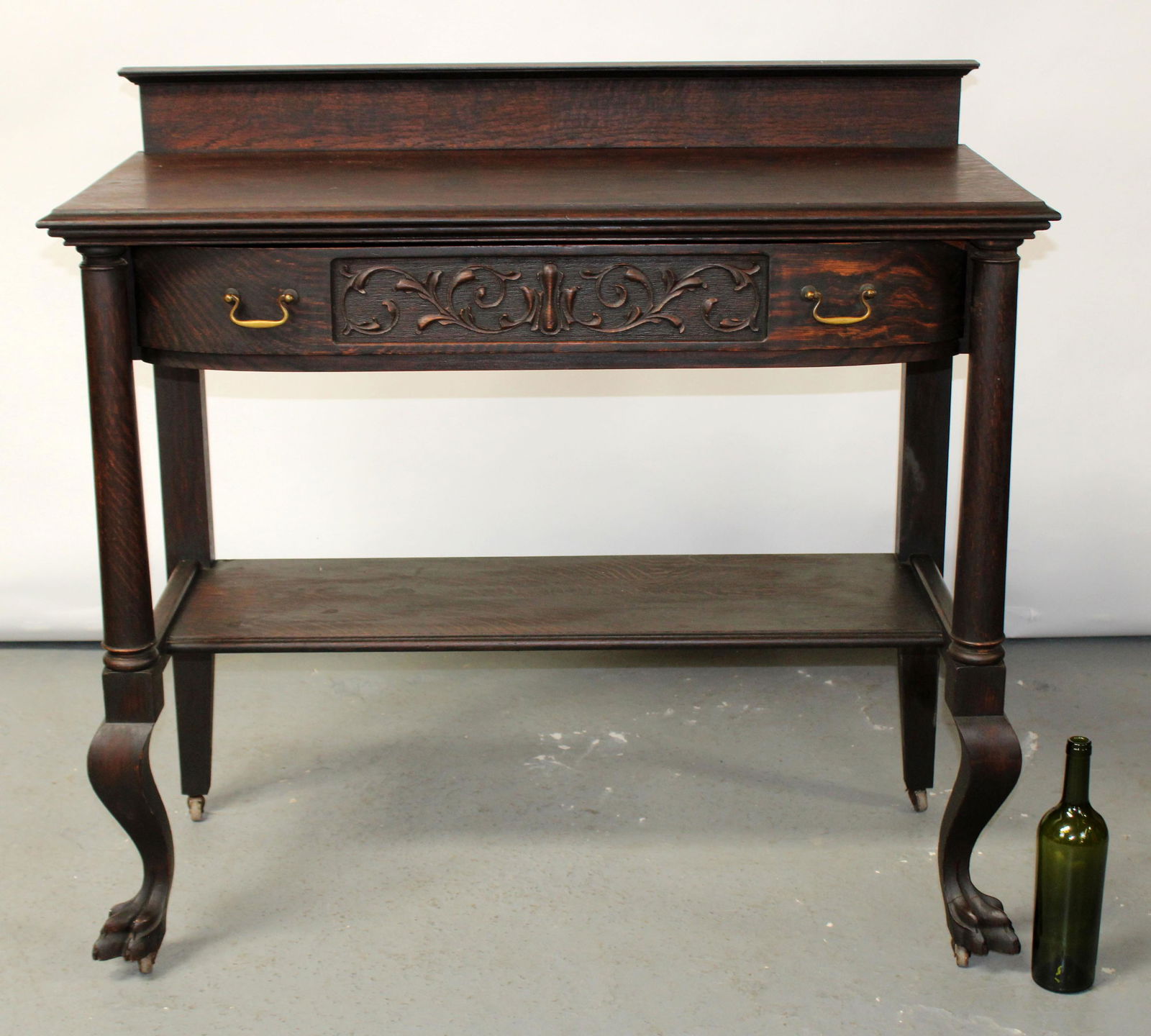 American Empire tiered server in oak (1 of 10)