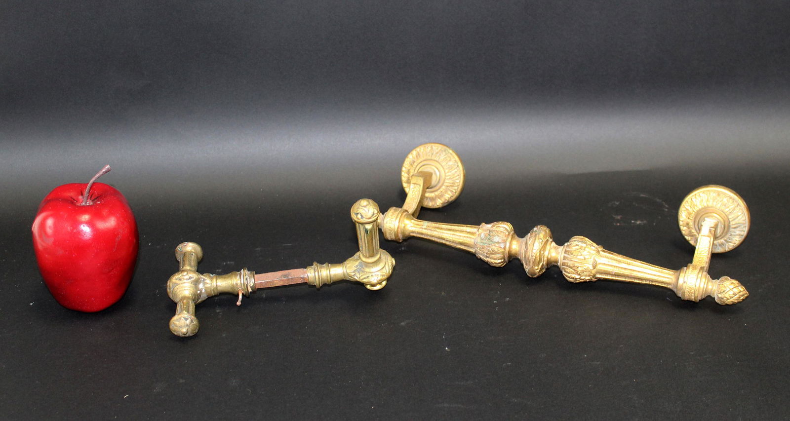 Antique bronze handle and door pull (1 of 7)
