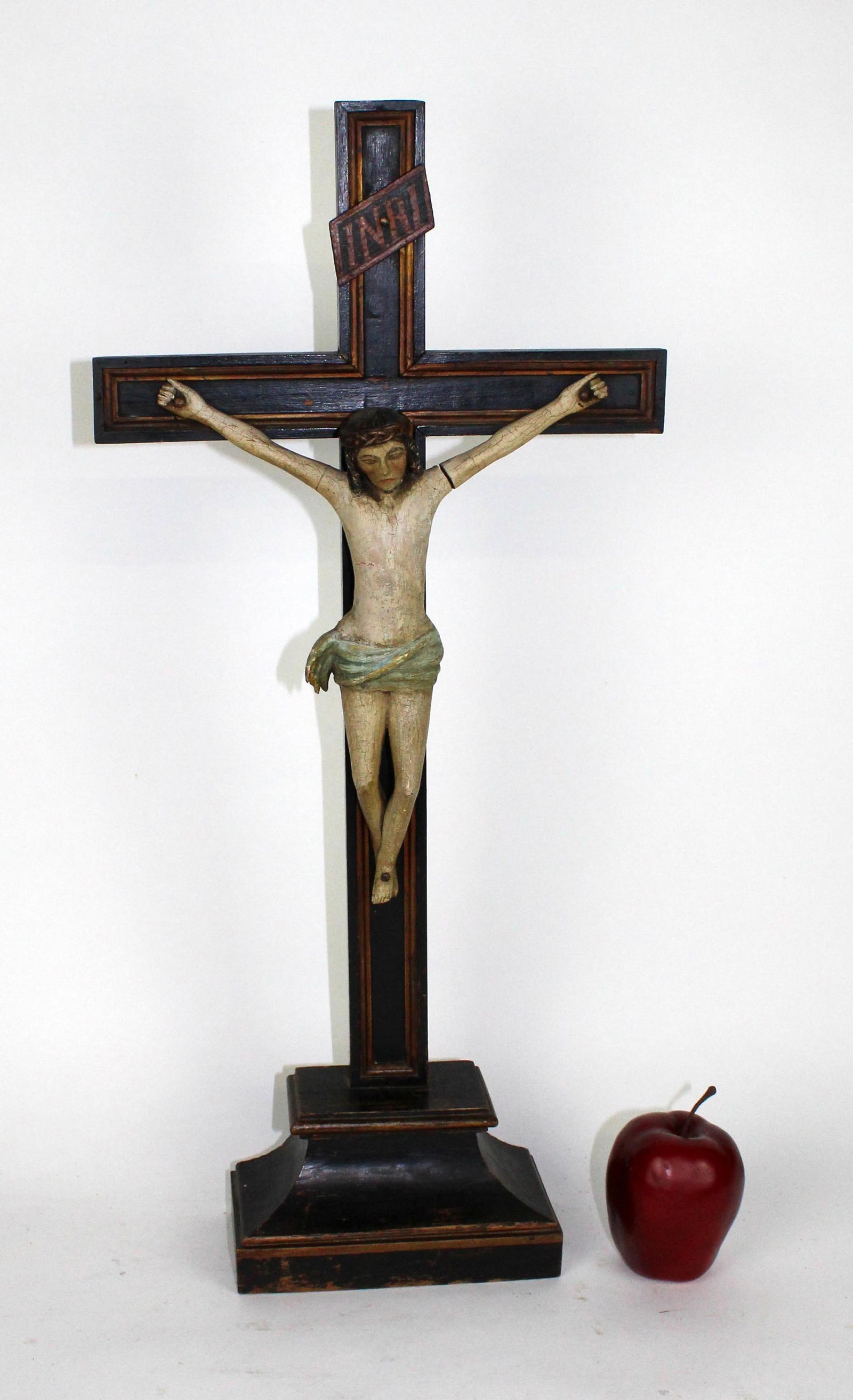 Antique French wooden crucifix (1 of 12)