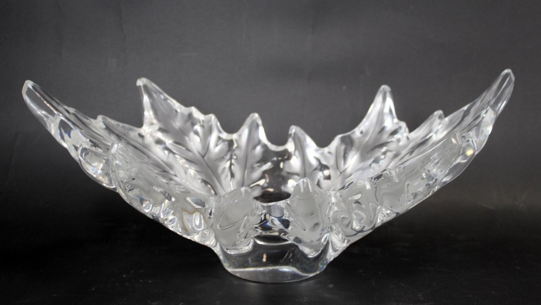 Lalique Champs-Elysee medium crystal bowl (1 of 10)