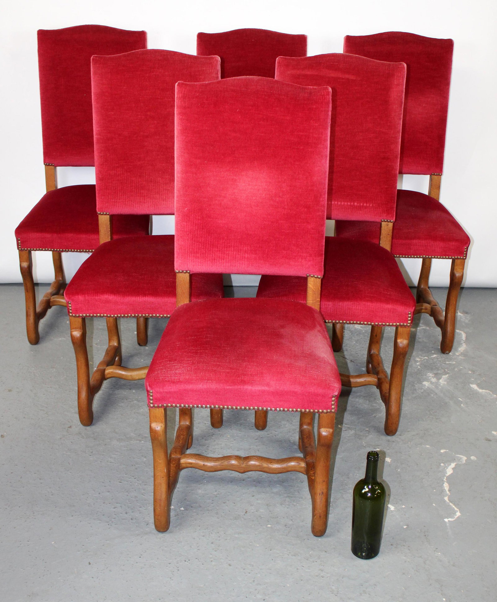 Set of 6 French os du mouton chairs (1 of 8)