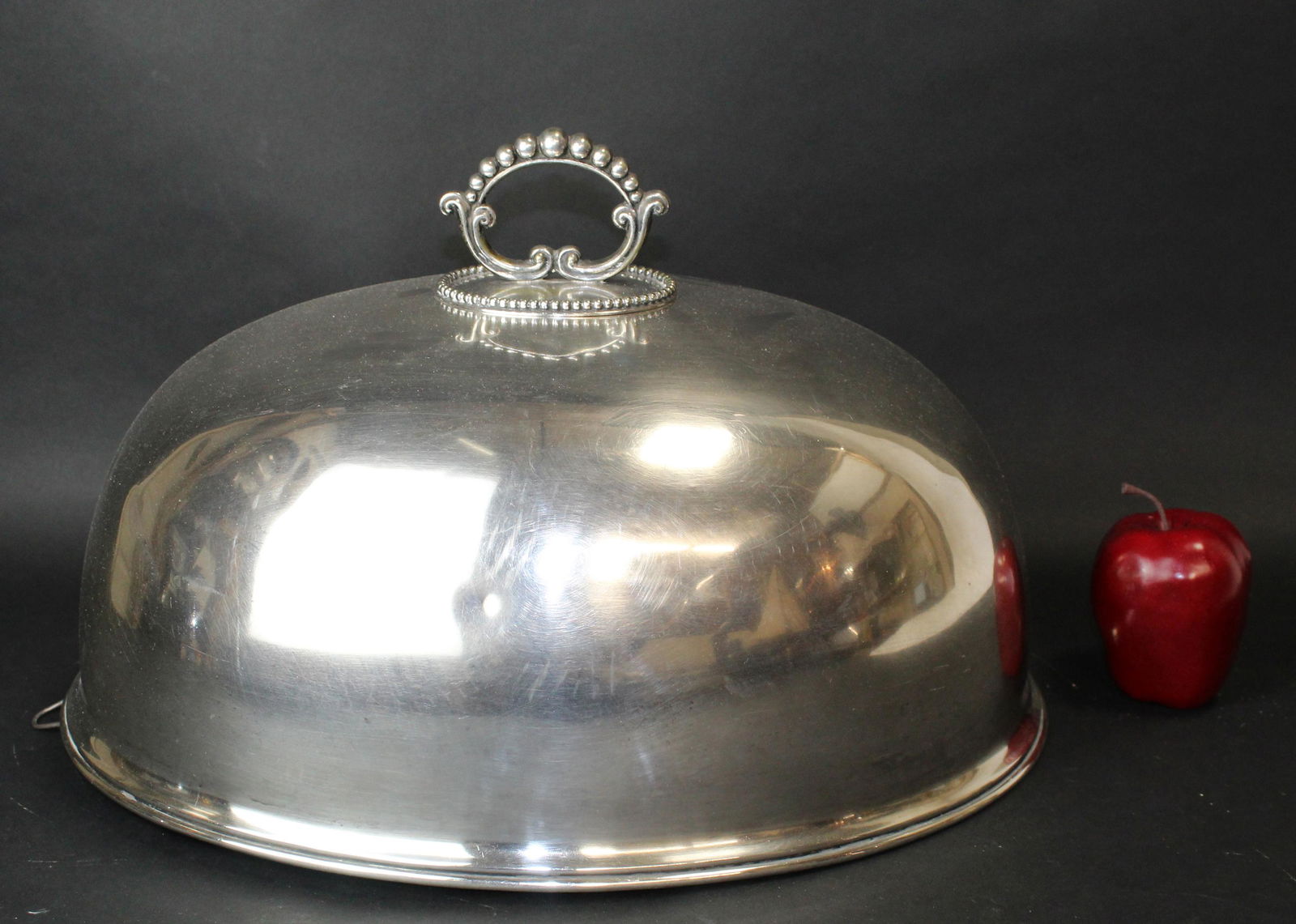 English silverplate meat dome (1 of 7)
