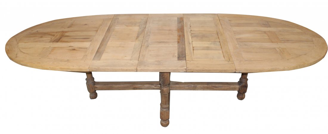Rare, French 18th century table with parquet top (1 of 15)